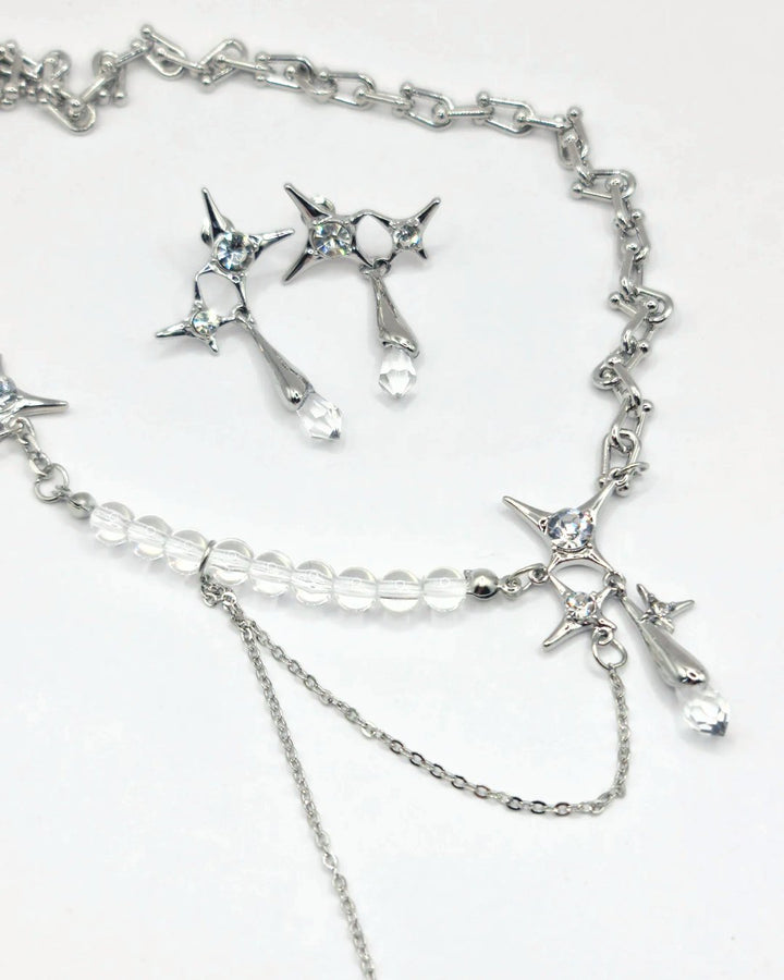 Necklace Stars & Crystals - Nikaneko
