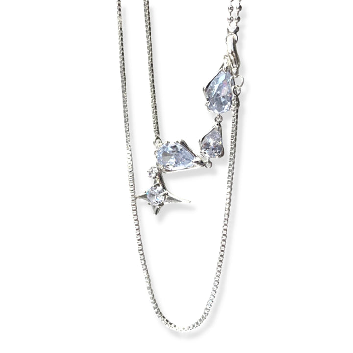 Necklace Big Shiny Gems Inspired by Aespa - Nikaneko